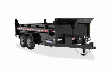 New 2025 Sure-Trac HD Low Profile Telescopic 82" x 14' (14K) Dump Trailer