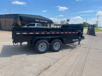 New 2025 Sure-Trac HD Low Profile Telescopic 82" x 14' (14K) Dump Trailer