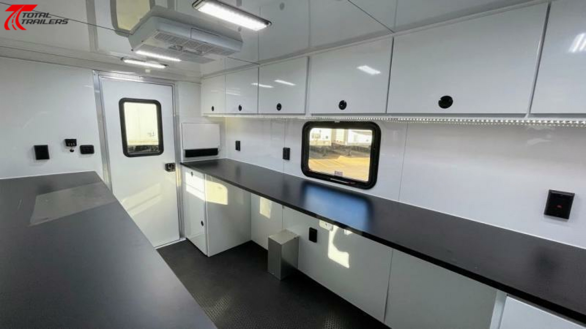 New ATC 7 X 12 Aluminum Fiber Optic Splicing Trailer Fiber Splicing