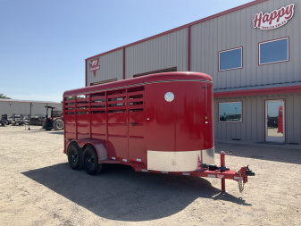 2025 Delco 6'x16' BP Livestock Trailer - S6