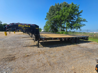 New 2025 Big Tex Trailers 14GN-30D5A-MRBK Flatbed Trailer