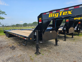 New 2025 Big Tex Trailers 22GN-25D5A-MRBK Flatbed Trailer