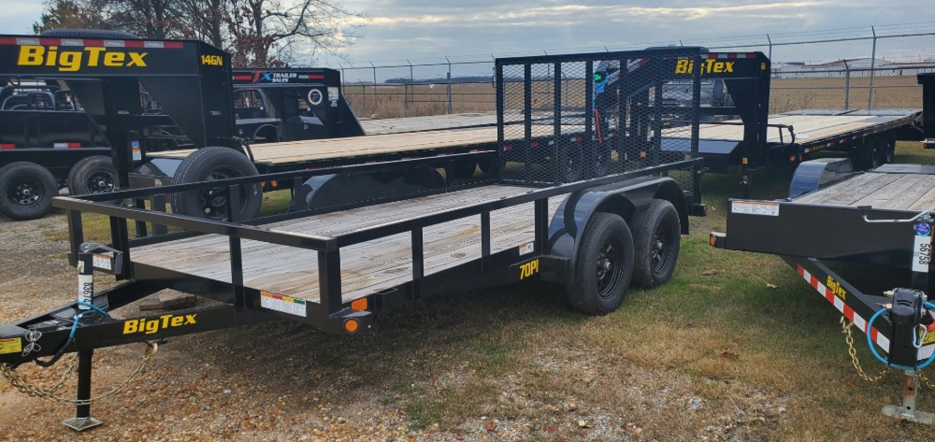 New 2023 Big Tex Trailers 70PI-18XBK4RG-GA Utility Trailer