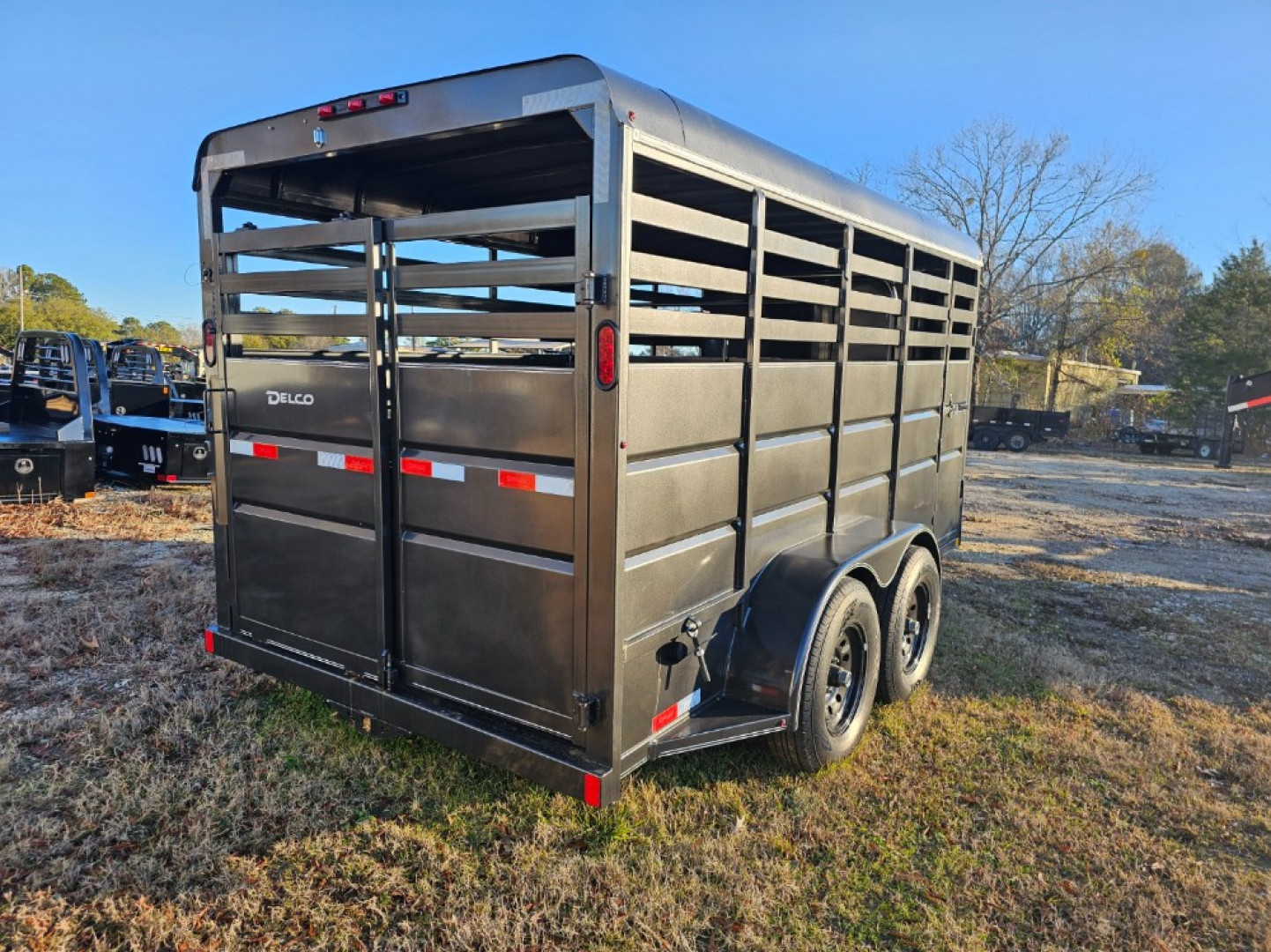 New 2024 Delco Trailers S816J62ETRG Stock / Stock Combo Trailer