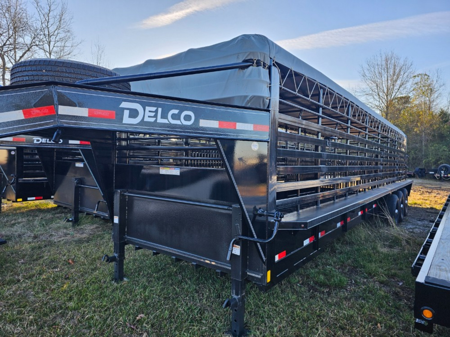 New 2024 Delco Trailers B832R73ETBK Stock / Stock Combo Trailer