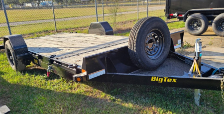 New 2024 Big Tex Trailers 70ST-16BK Tilt Trailer