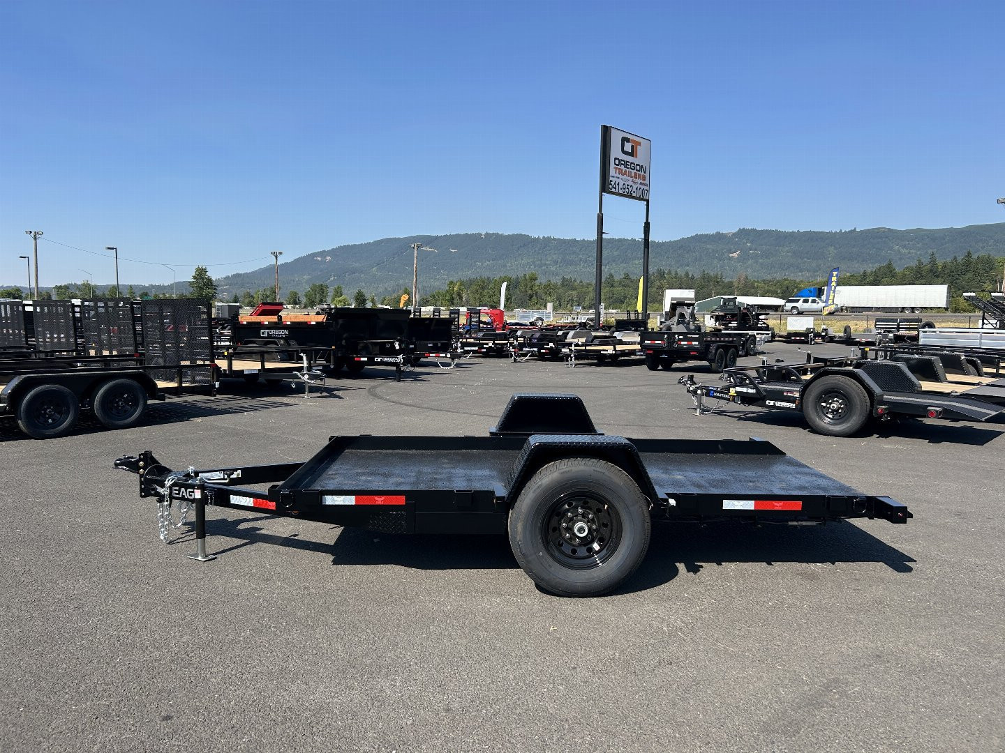 New 2026 EAGLE TRAILERS 6x12 Pan Tilt Equipment Trailer 7K GVWR