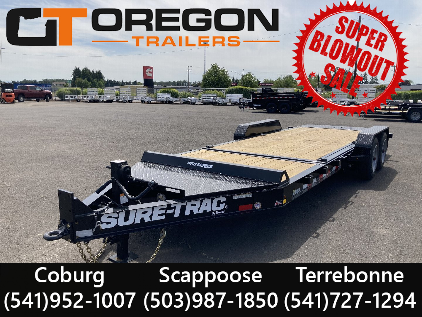 New 2025 Sure-Trac 7x22 Pro Series HD Tilt 17.6K GVWR