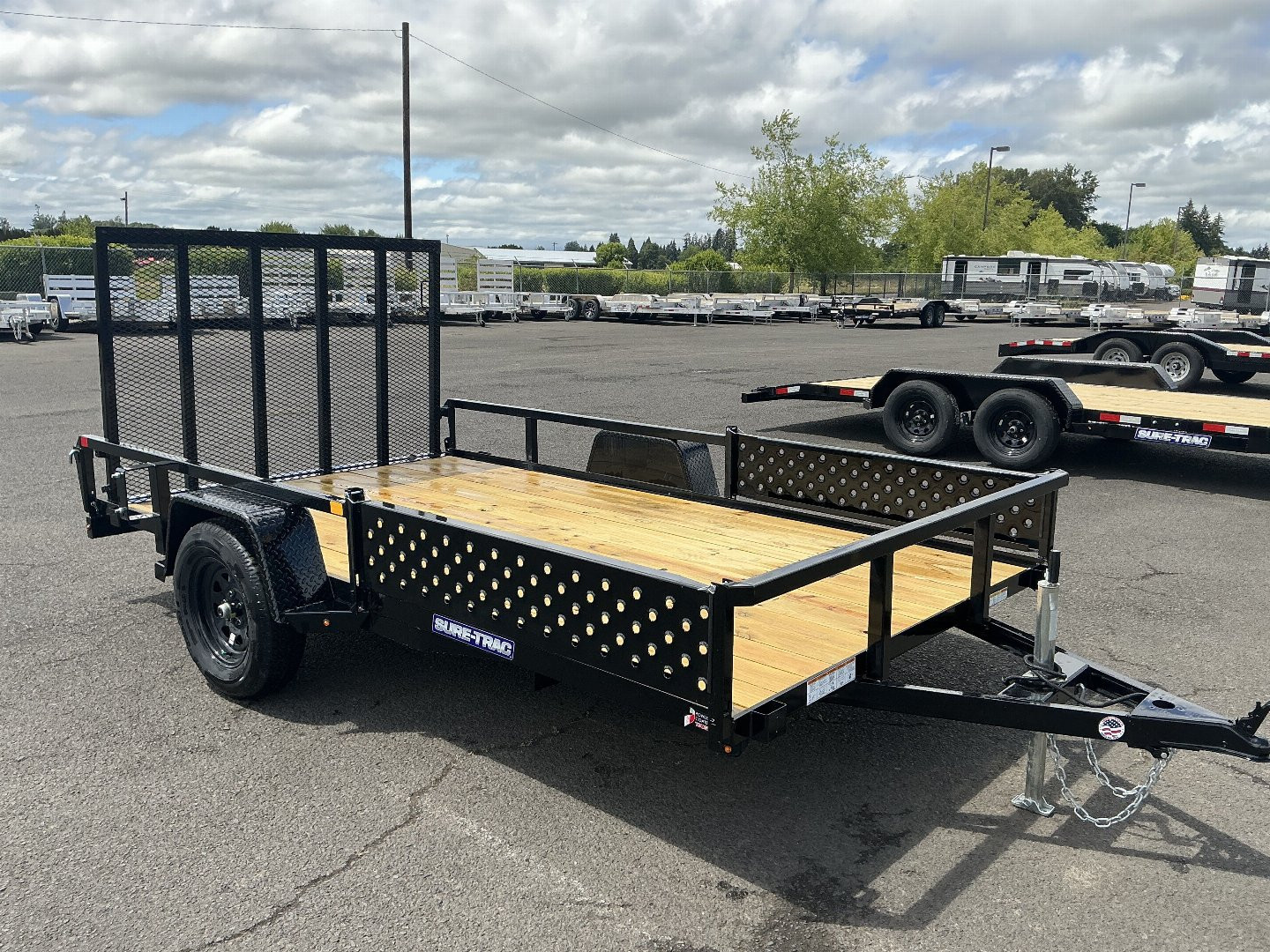 New 2025 Sure-Trac 7x12 Steel Utility ATV 3K GVWR