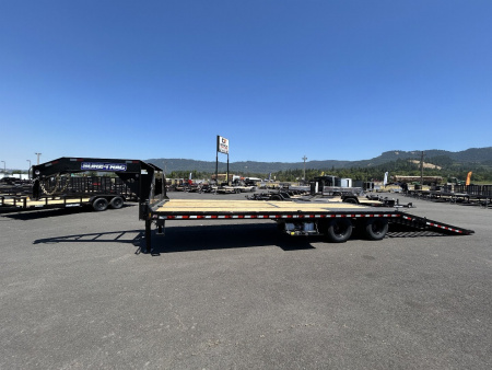 New 2025 Sure-Trac 8.5x32 Gooseneck Deckover Trailer w/ Hyd. Beavertail 25.9K GVWR
