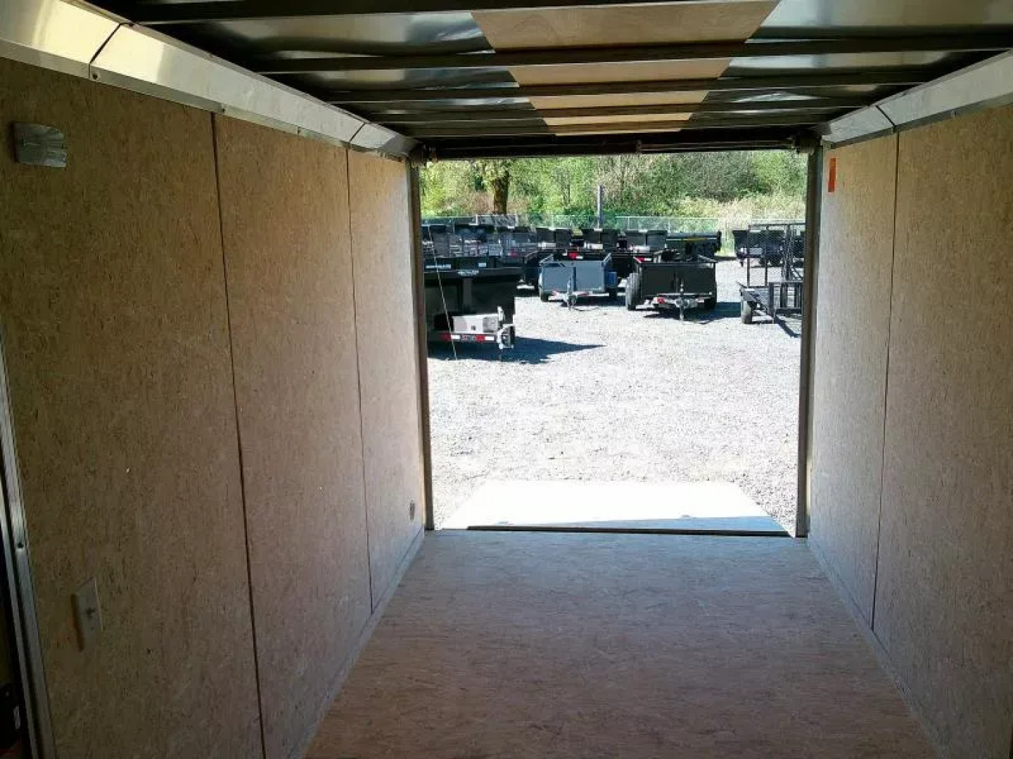 New 7x16 Tandem Axle 7K Enclosed Cargo Trailer