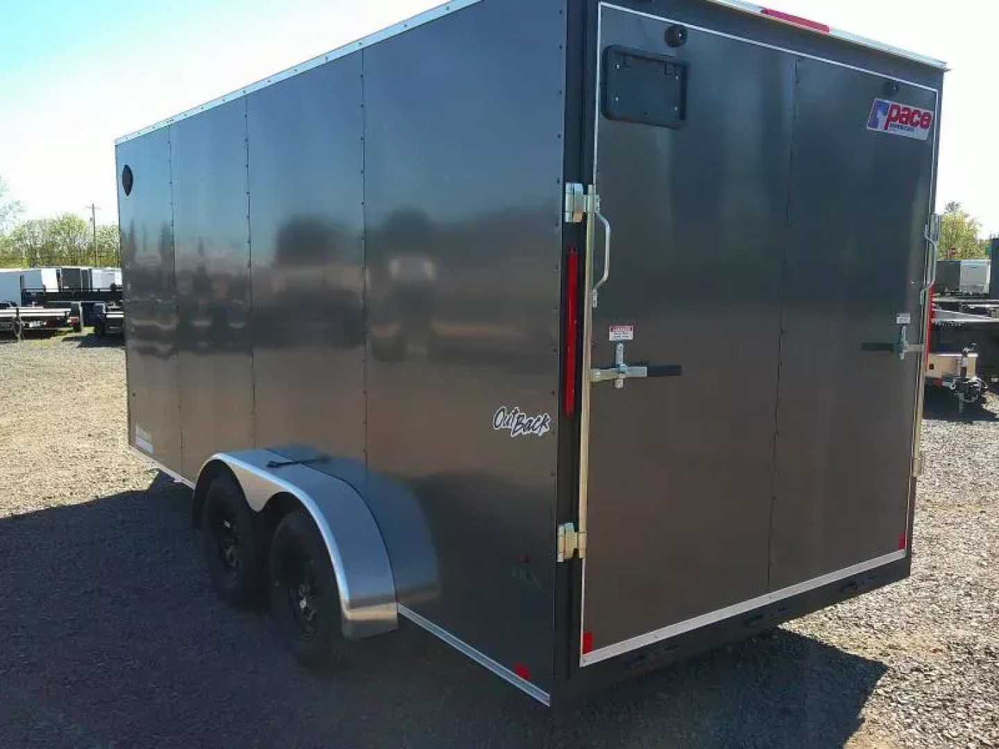 New 7x16 Tandem Axle 7K Enclosed Cargo Trailer