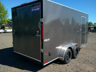 New 7x16 Tandem Axle 7K Enclosed Cargo Trailer