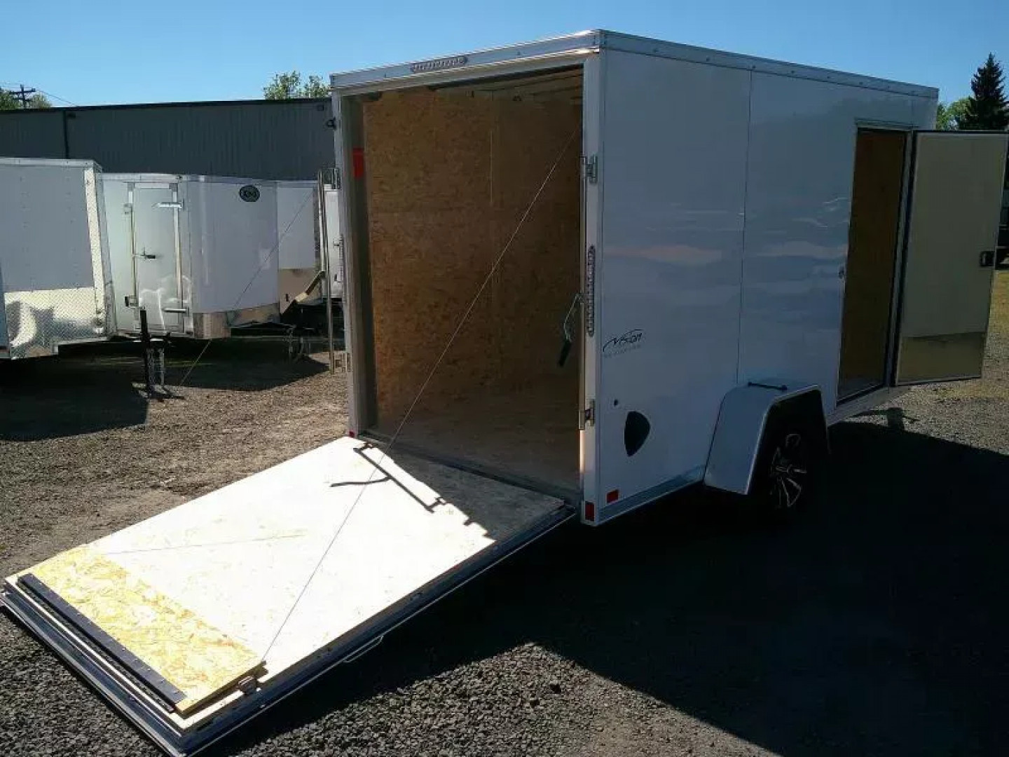 New 6X12 Single Axle 3K Enclosed Cargo Trailer