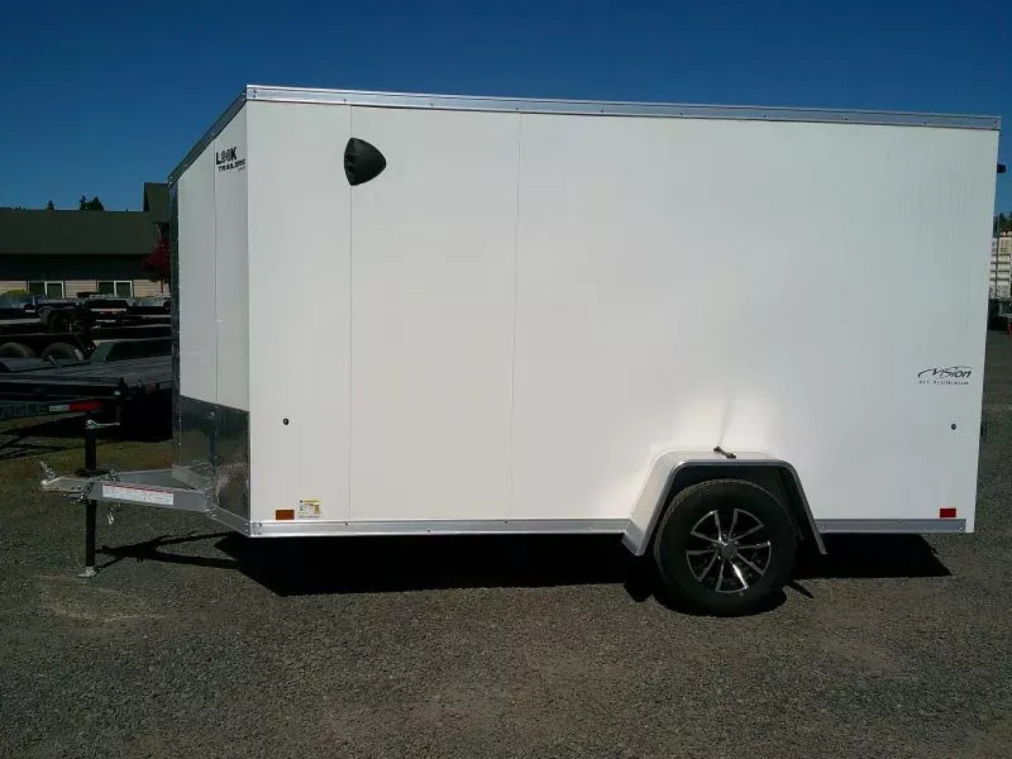 New 6X12 Single Axle 3K Enclosed Cargo Trailer