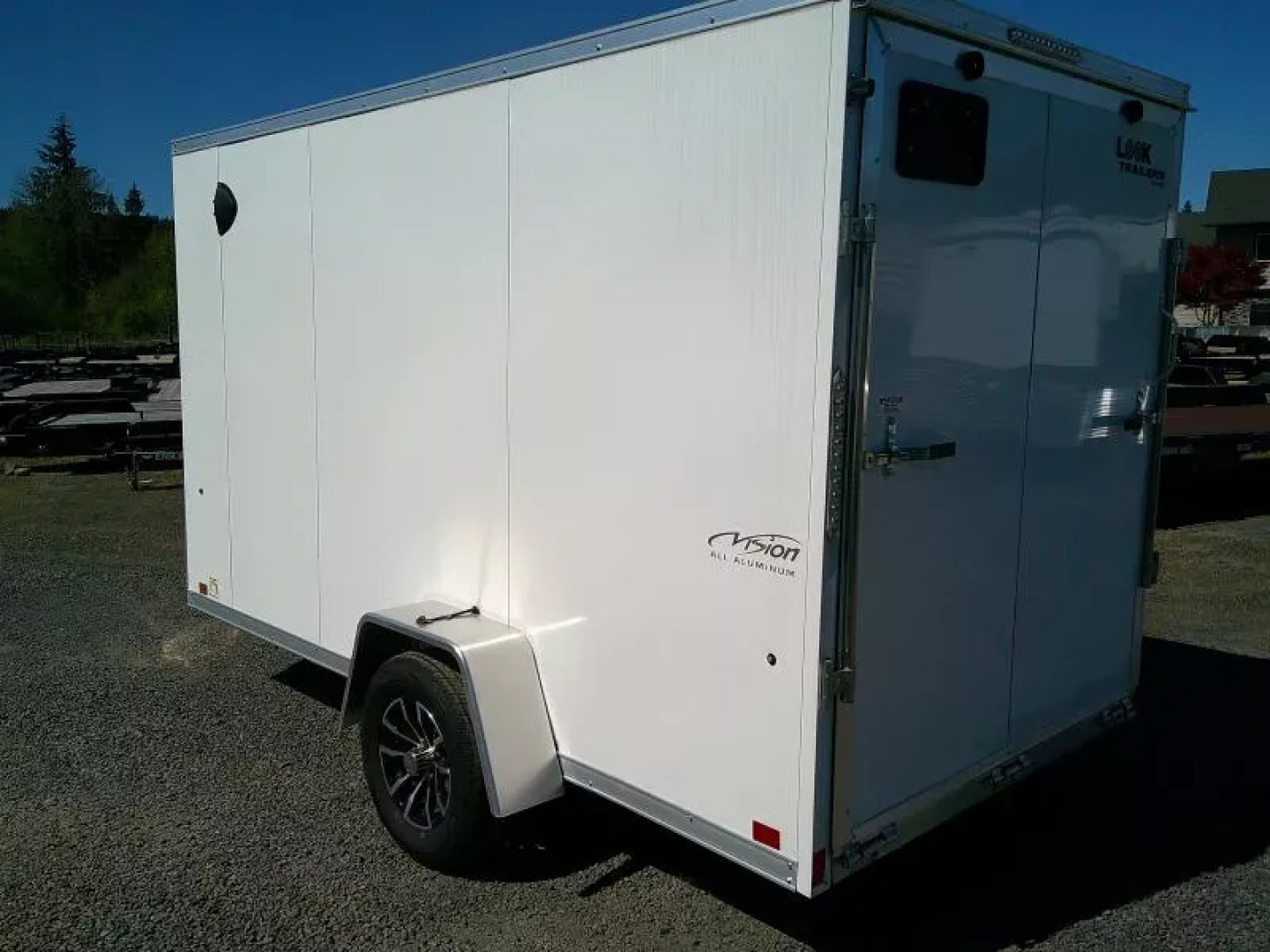 New 6X12 Single Axle 3K Enclosed Cargo Trailer