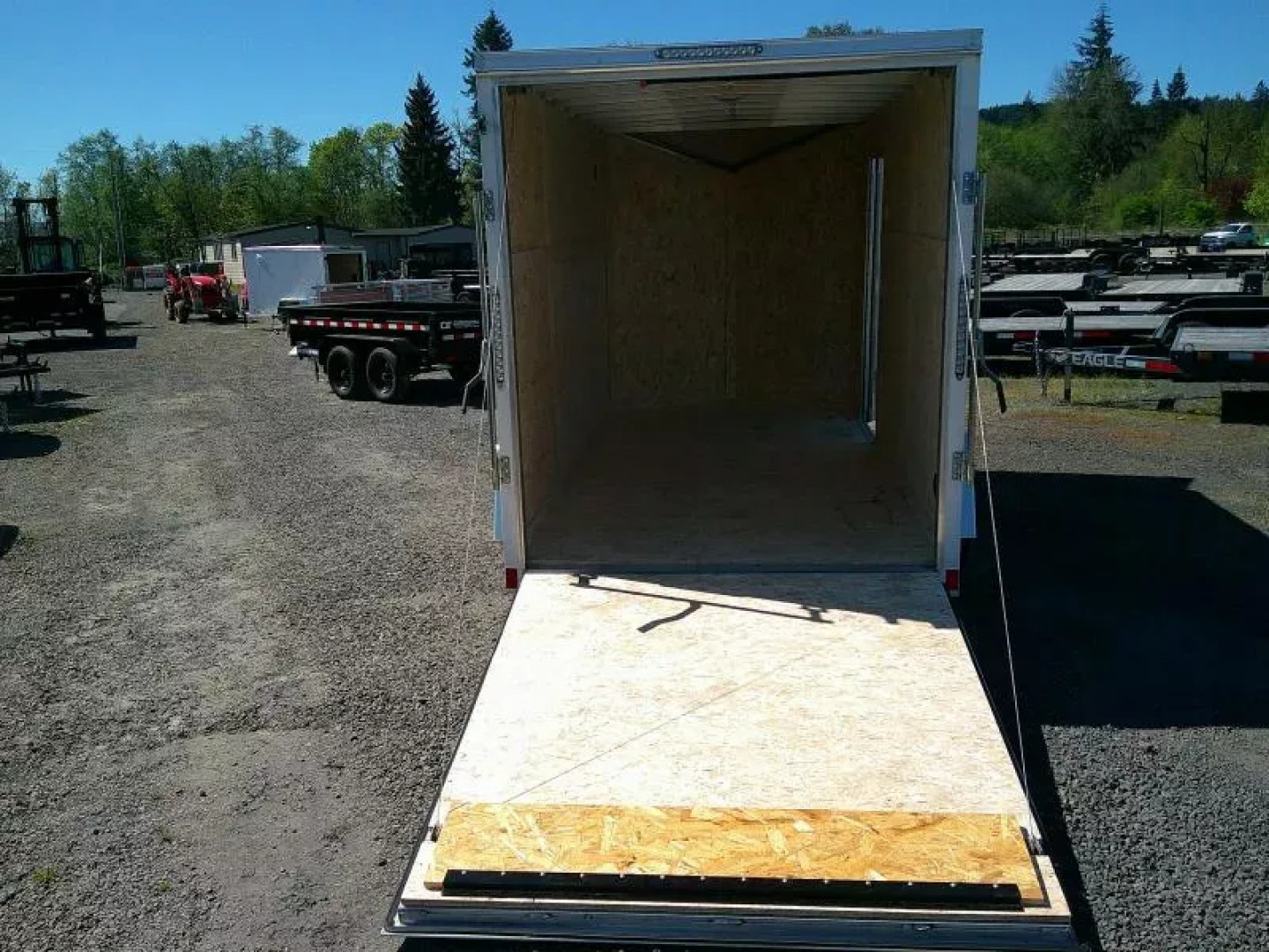 New 6X12 Single Axle 3K Enclosed Cargo Trailer