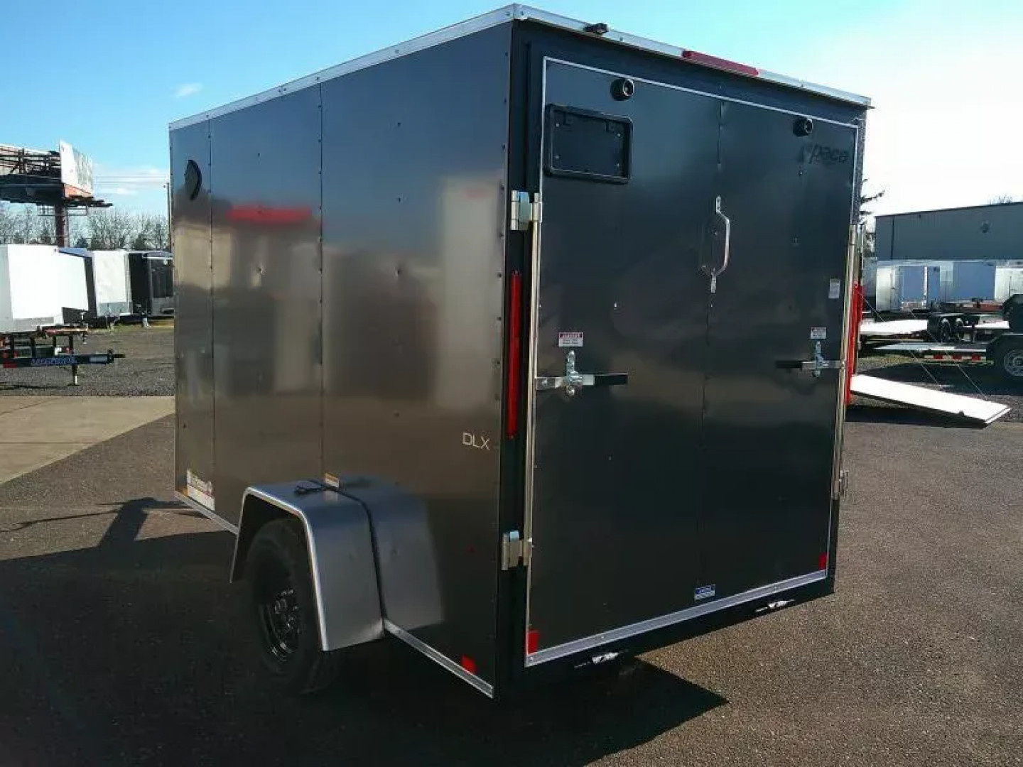 New 6x10 Single Axle 3K Enclosed Cargo Trailer