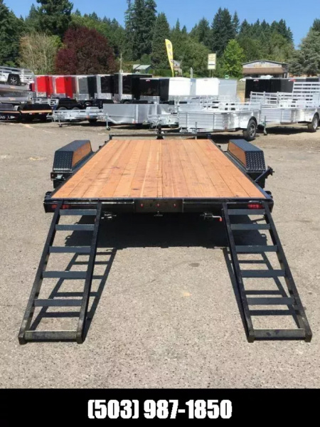 New 7x18 Tandem Axle 7k Flatbed Trailer