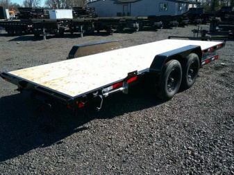 New 7x20 Tandem Axle 14K Flatbed Equipment Trailer