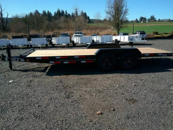 New 7x20 Tandem Axle 14K Flatbed Equipment Trailer