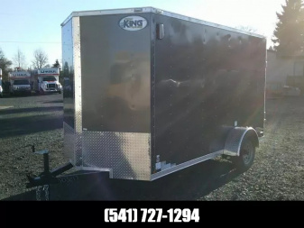 New 6x12 Single Axle 3k Enclosed Cargo Trailer