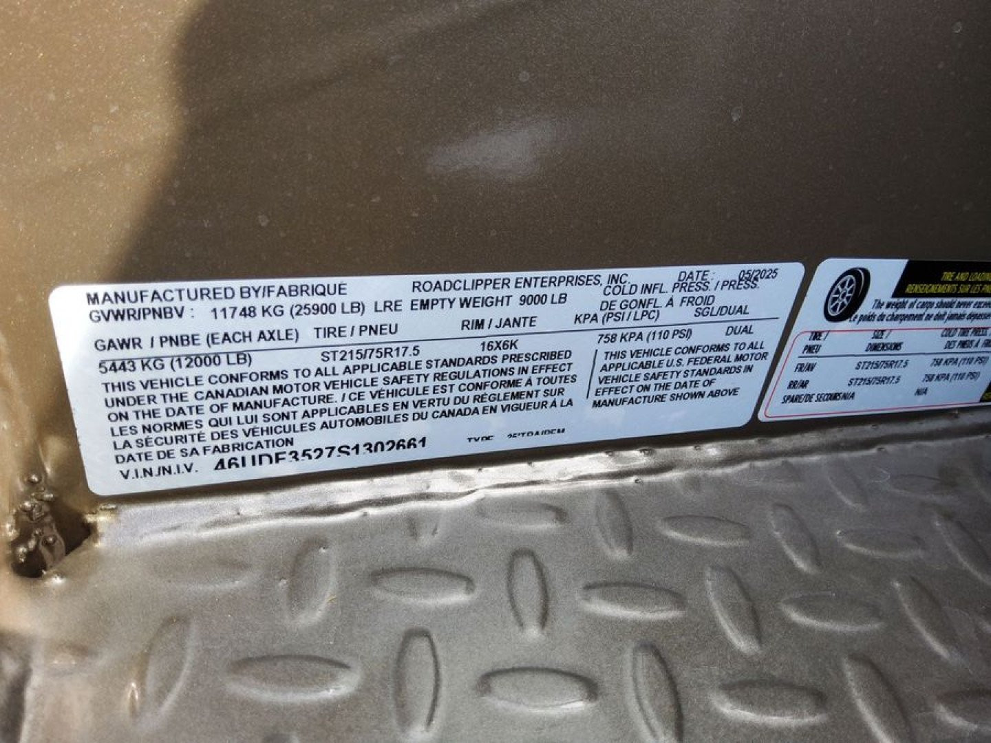 New (S1302661) 2025 Diamond C FMAX