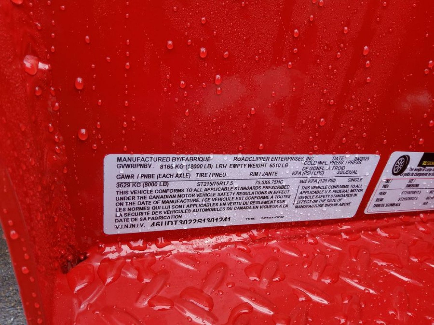 New (S1301241) 2025 Diamond C DET