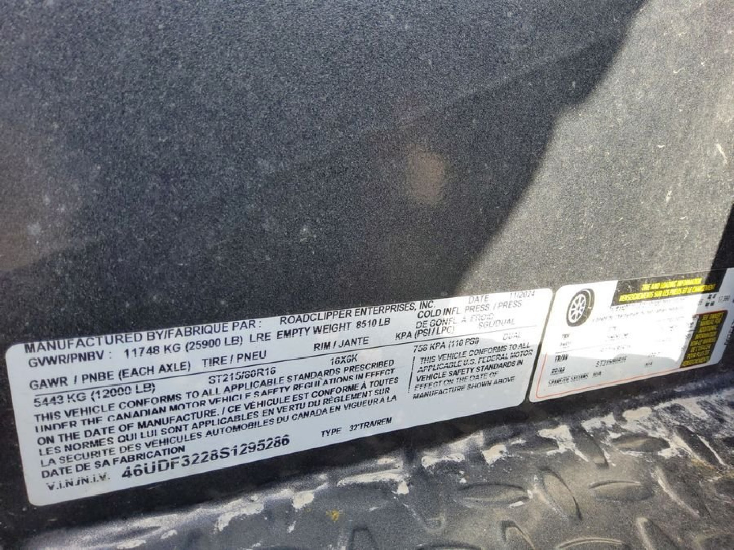 Used (S1295286A) 2025 Diamond C FMAX