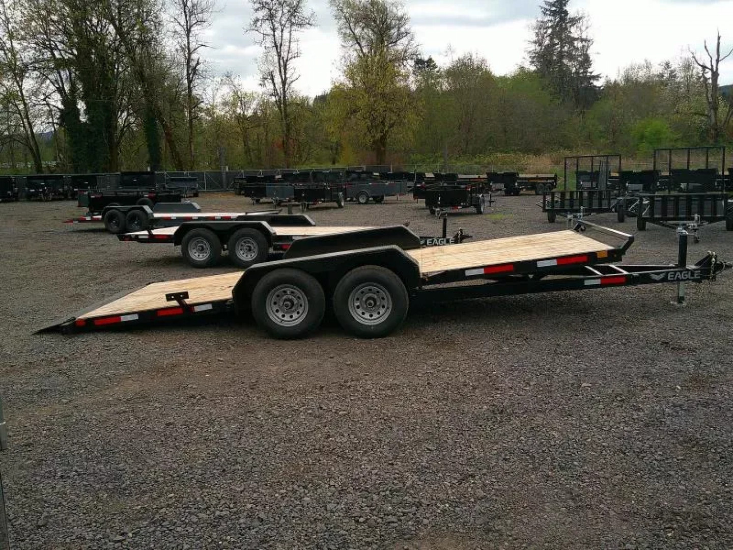 New 2025 EAGLE TRAILERS ETB718TA3 Car Hauler