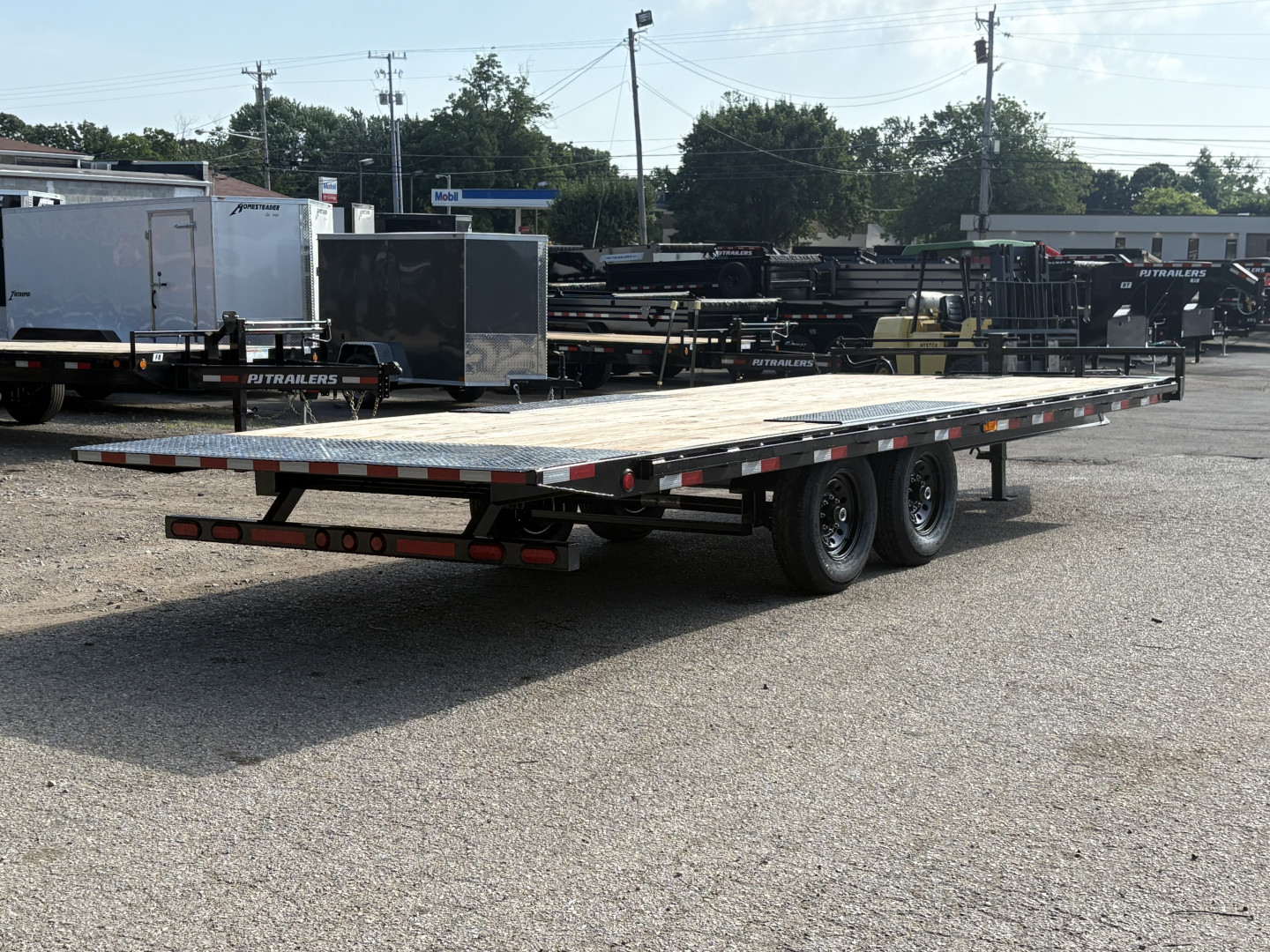 New 2026 PJ Trailers 102" x 22' (T8) 14K Deckover Tilt Trailer