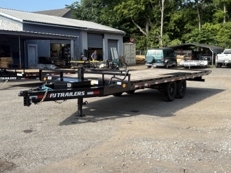 New 2026 PJ Trailers 102" x 22' (T8) 14K Deckover Tilt Trailer