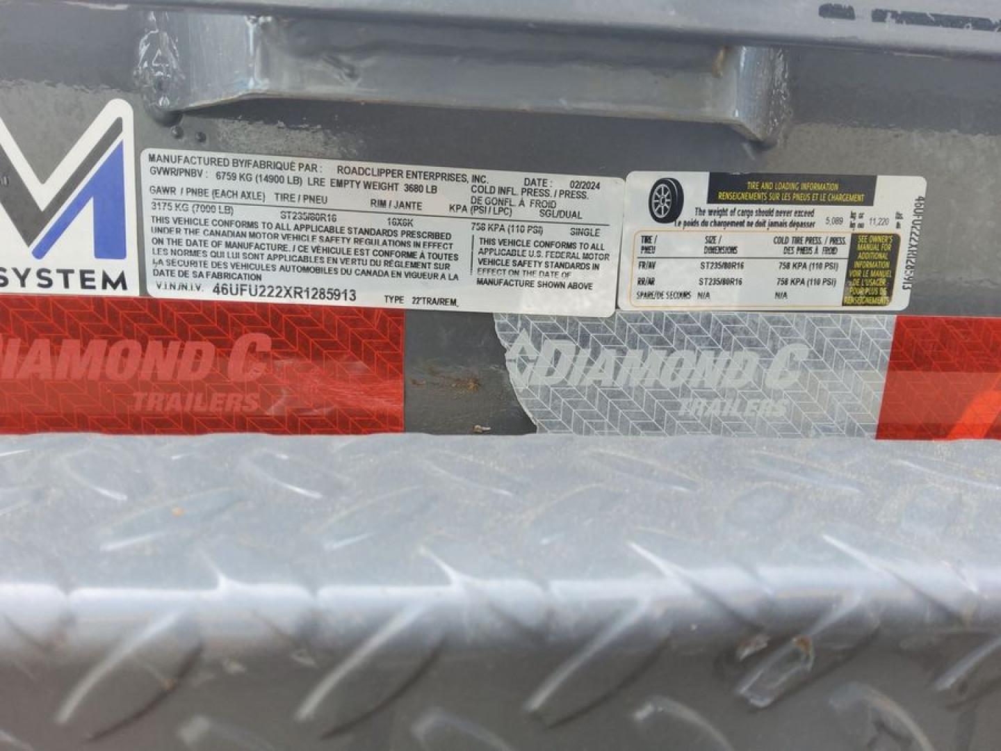 Used (R1285913) 2024 Diamond C LPX