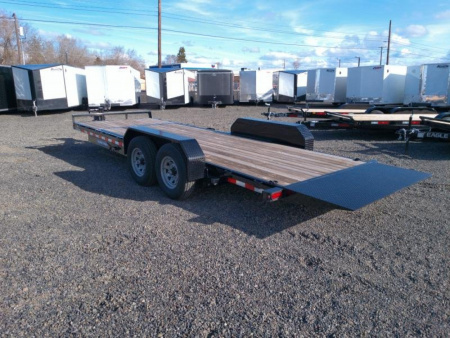 New 7 X 18+4 Tandem Axle 14K Tilt Equipment Trailer