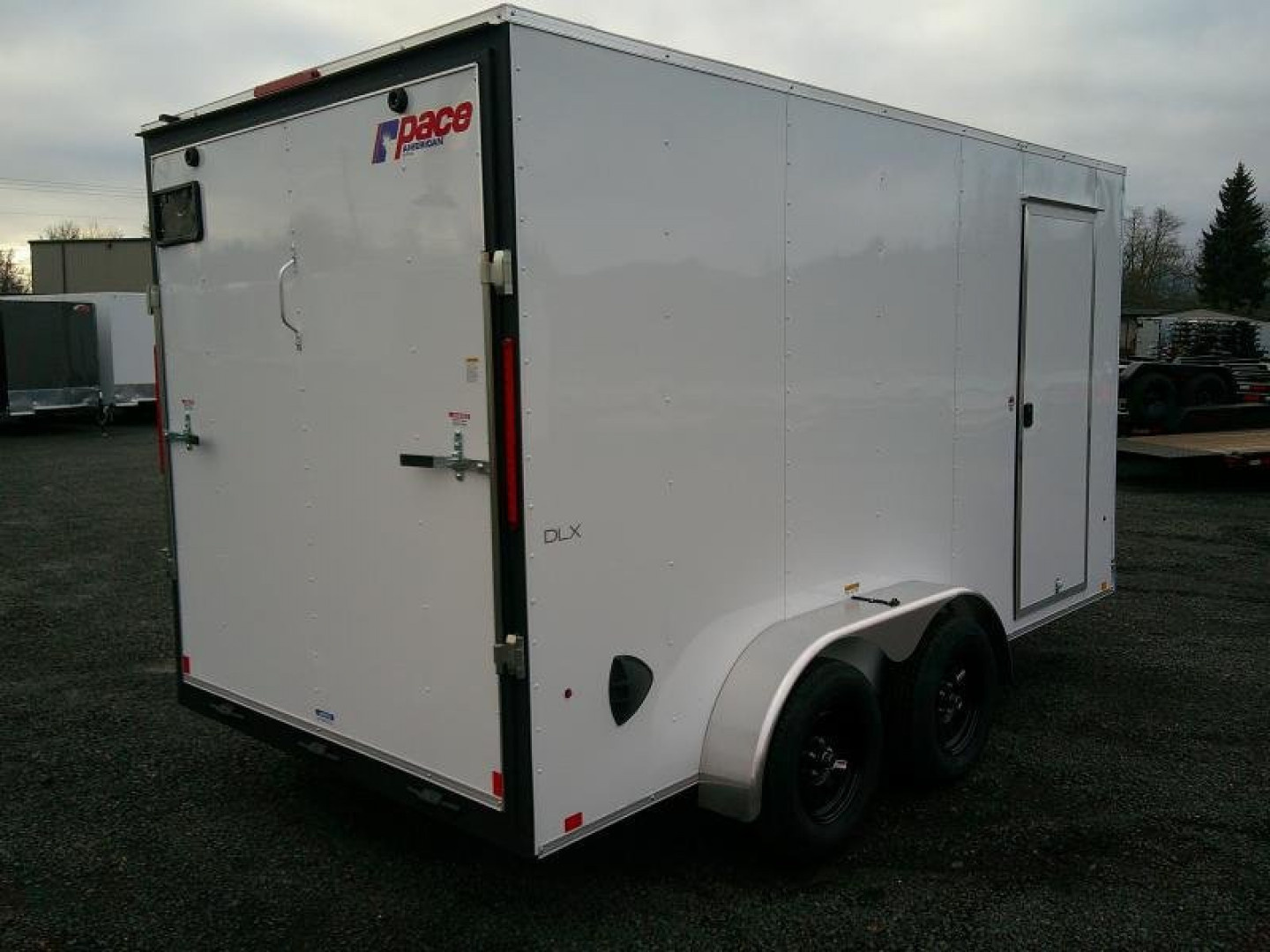 New 7x14 Tandem Axle 7K Enclosed Cargo Trailer
