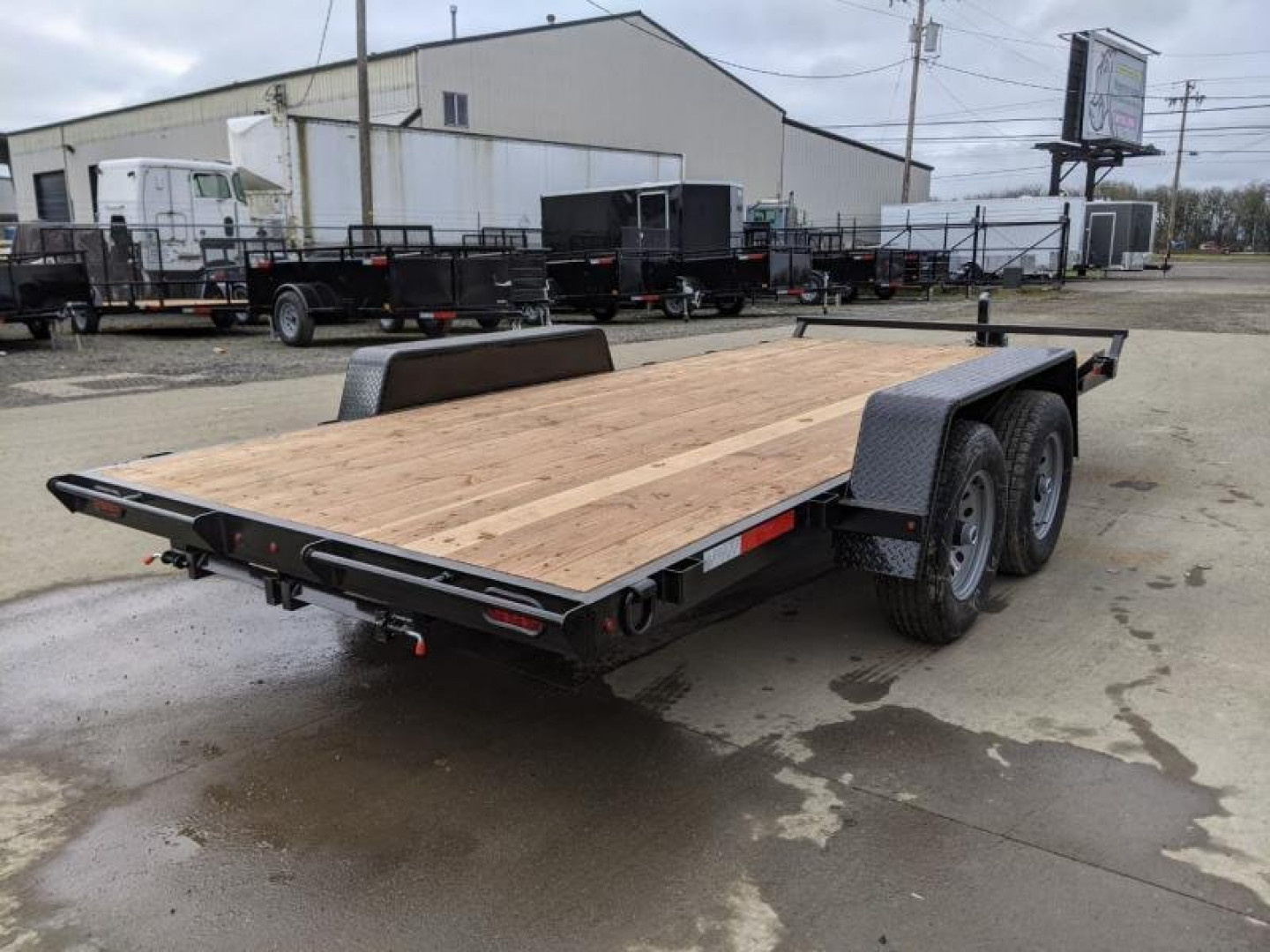 New 2025 EAGLE TRAILERS EFB716TA3 Flatbed Trailer