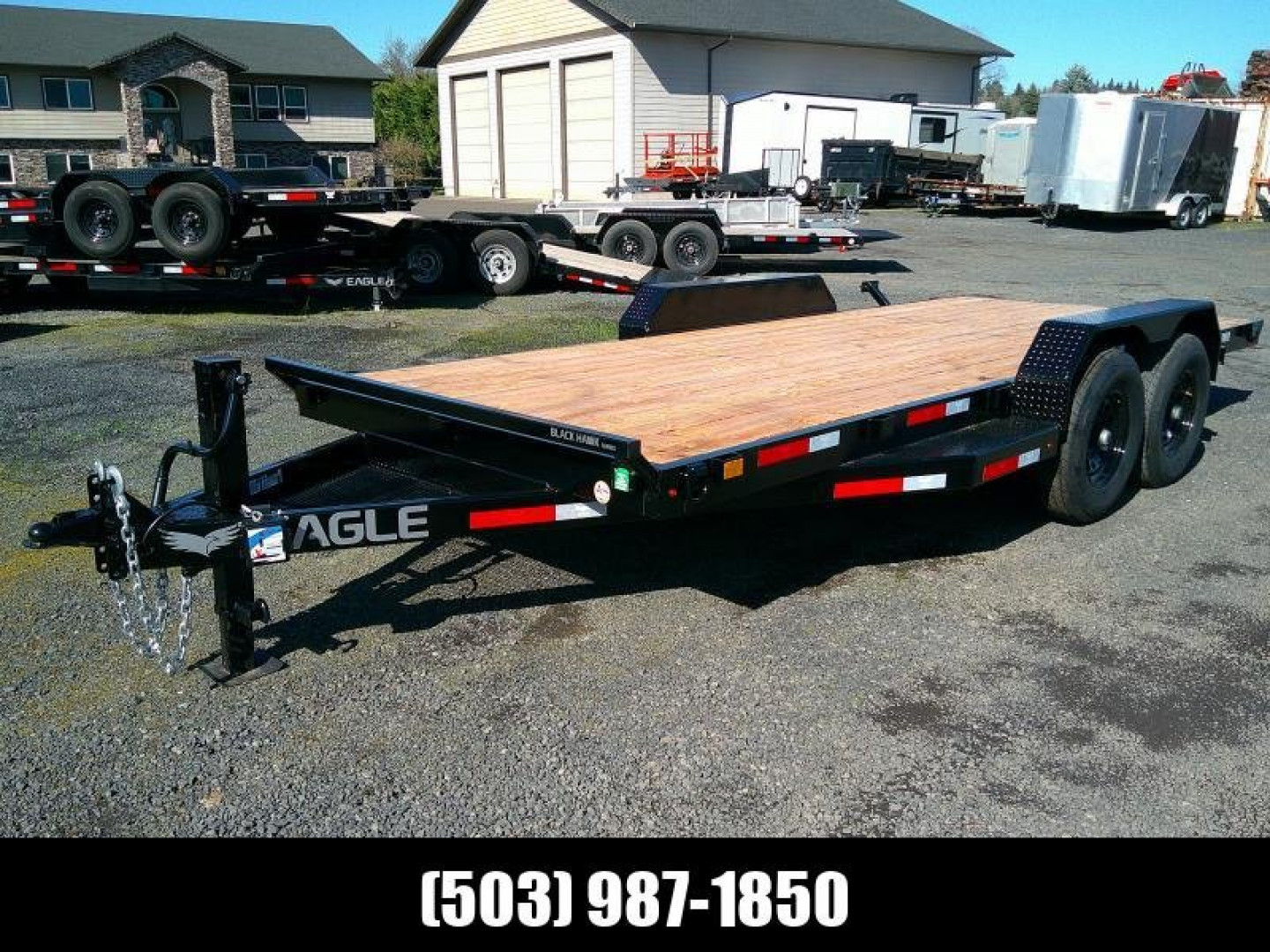 New 2025 EAGLE TRAILERS BHFB718TA5 Equipment Trailer