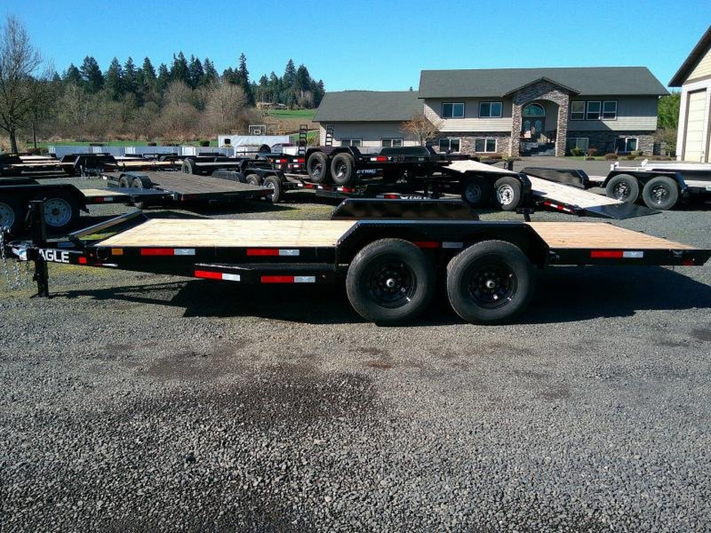 New 2025 EAGLE TRAILERS BHFB718TA5 Equipment Trailer