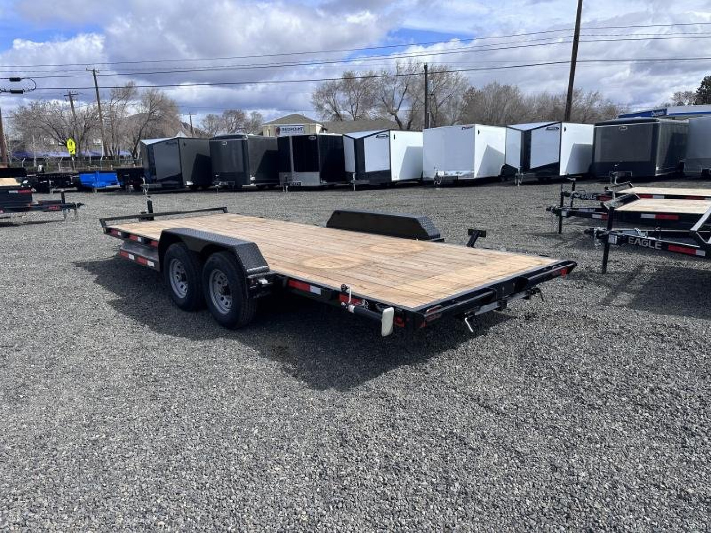 New 2025 EAGLE TRAILERS EFB720TA3 Flatbed Trailer