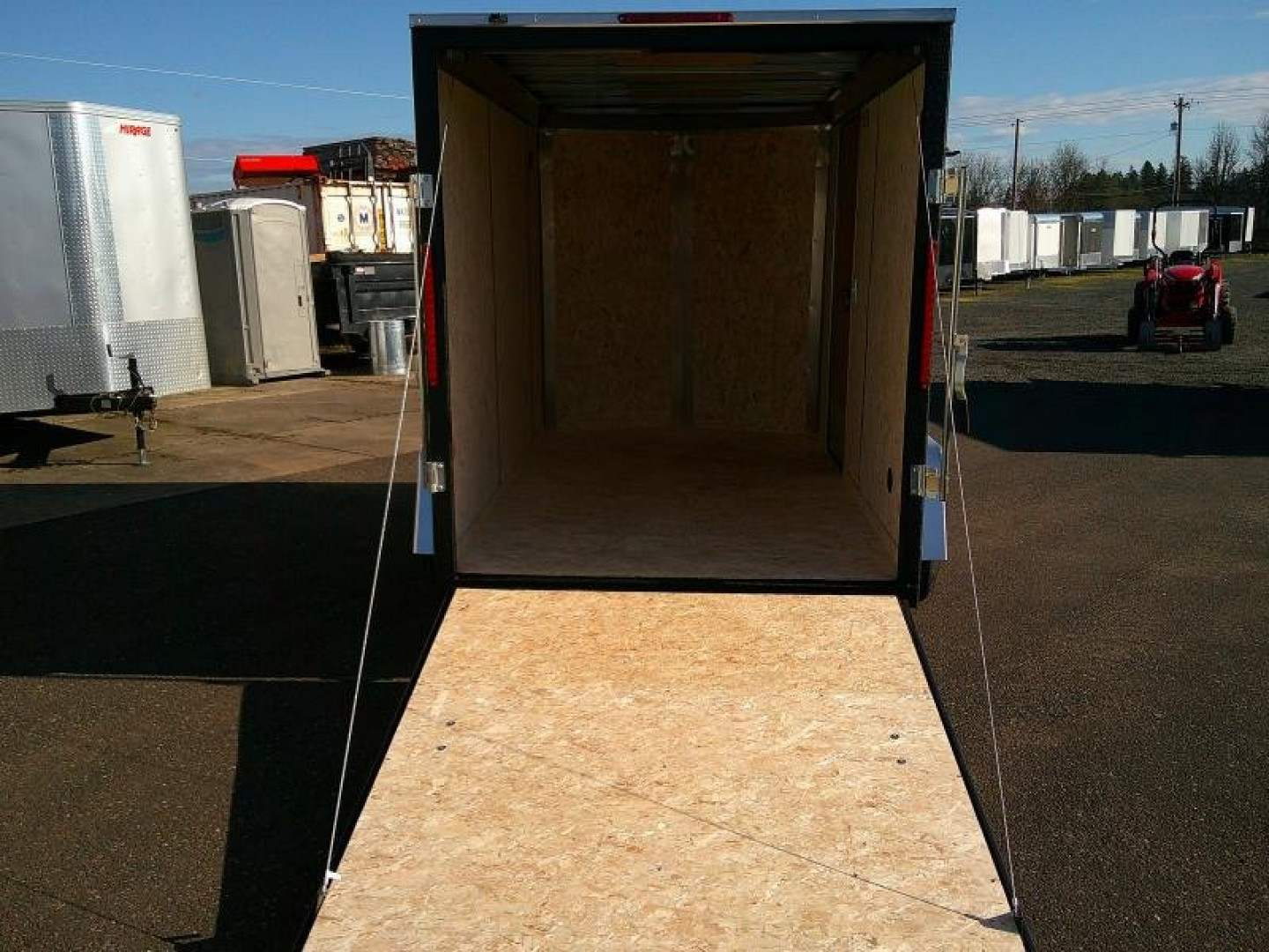New 6x10 Single Axle 3K Enclosed Cargo Trailer