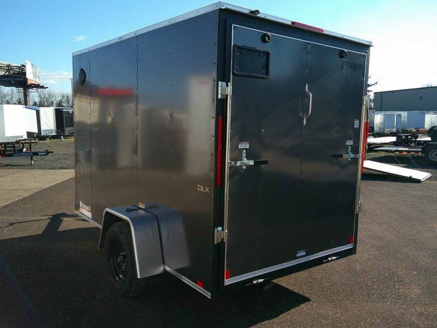 New 6x10 Single Axle 3K Enclosed Cargo Trailer