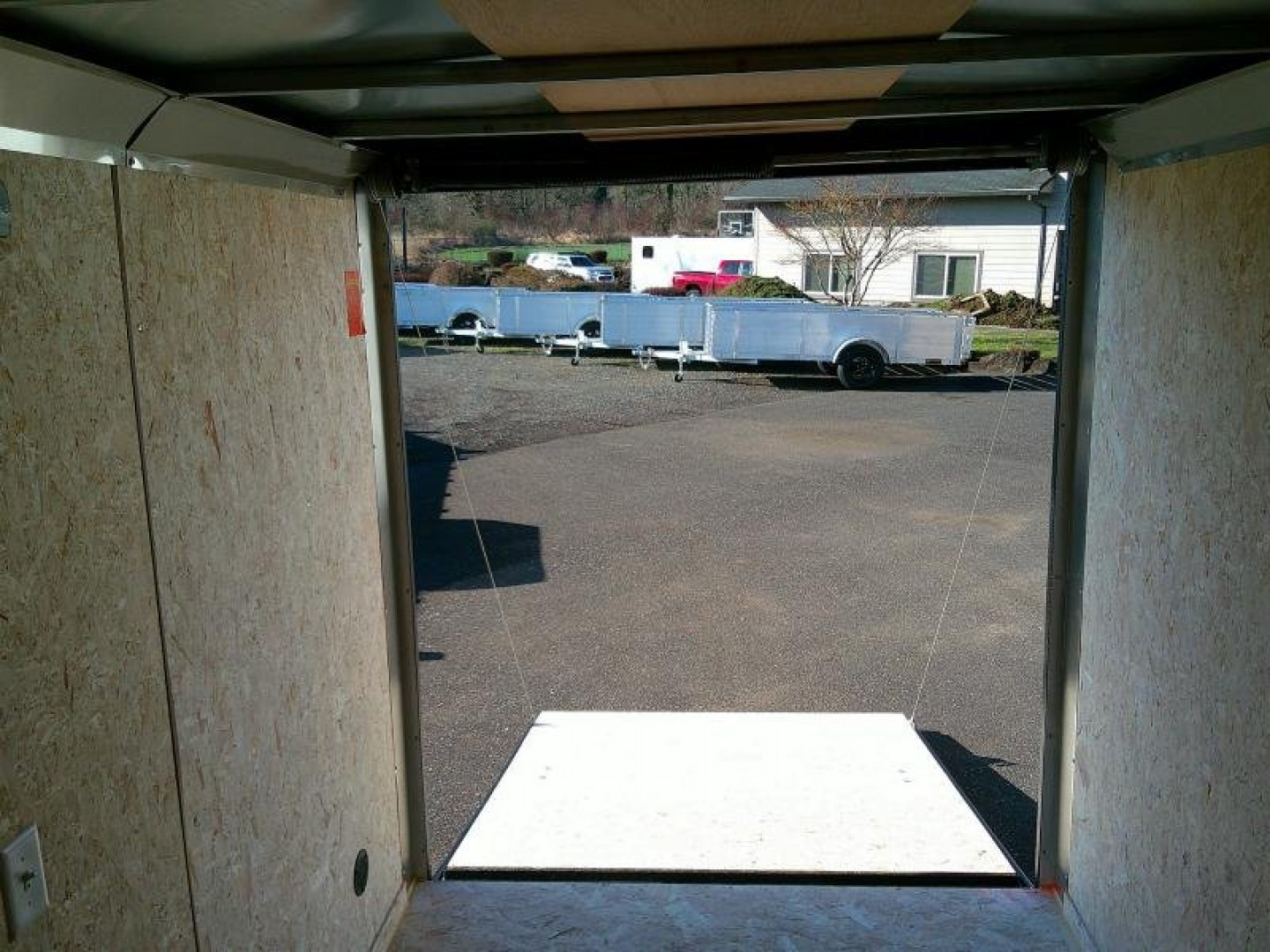 New 6x10 Single Axle 3K Enclosed Cargo Trailer