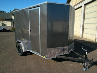 New 6x10 Single Axle 3K Enclosed Cargo Trailer