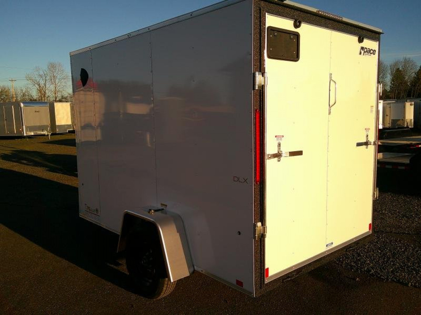 New 6x10 Single Axle 3K Enclosed Cargo Trailer