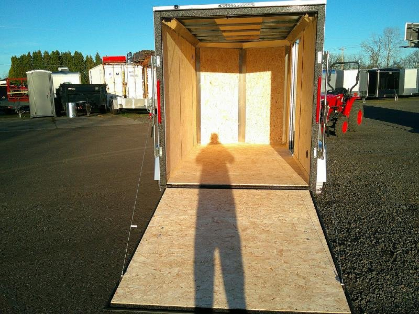 New 6x10 Single Axle 3K Enclosed Cargo Trailer
