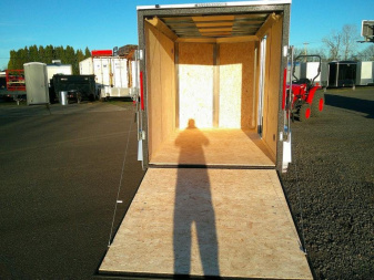 New 6x10 Single Axle 3K Enclosed Cargo Trailer