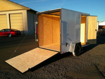 New 6x10 Single Axle 3K Enclosed Cargo Trailer
