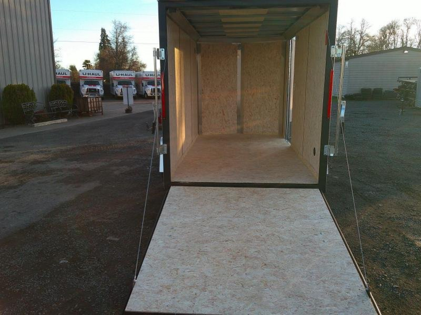 New 6x12 Single Axle 3K Enclosed Cargo Trailer