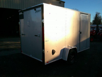 New 6x12 Single Axle 3K Enclosed Cargo Trailer