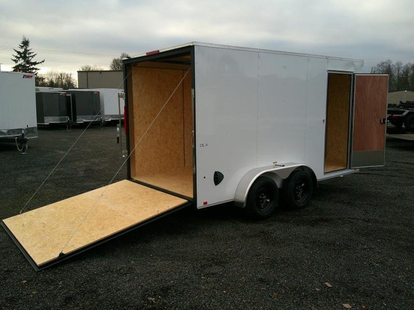 New 7x14 Tandem Axle 7K Enclosed Cargo Trailer